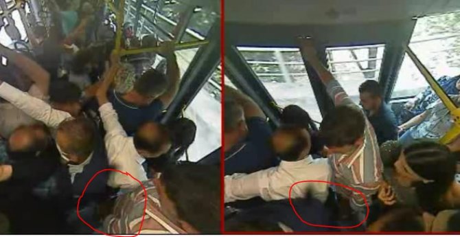 Belediye otobüslerinin "kumbarası" suçüstü yakalandı