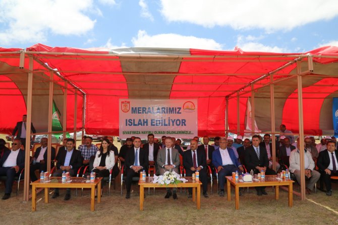 Sivas'ta mera ıslahı projesi