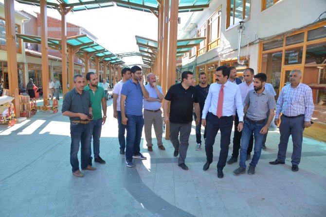 Başkan Bahçeci, belediye yatırımlarını inceledi