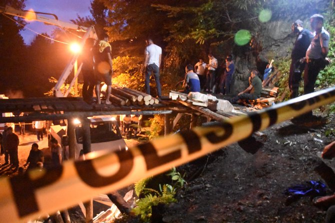 Zonguldak'ta kömür ocağındaki göçük