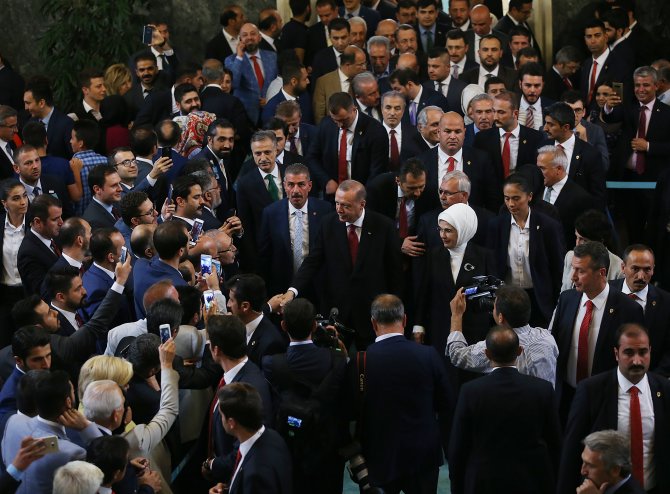 Cumhurbaşkanı Erdoğan'ın yemin töreninden izlenimler