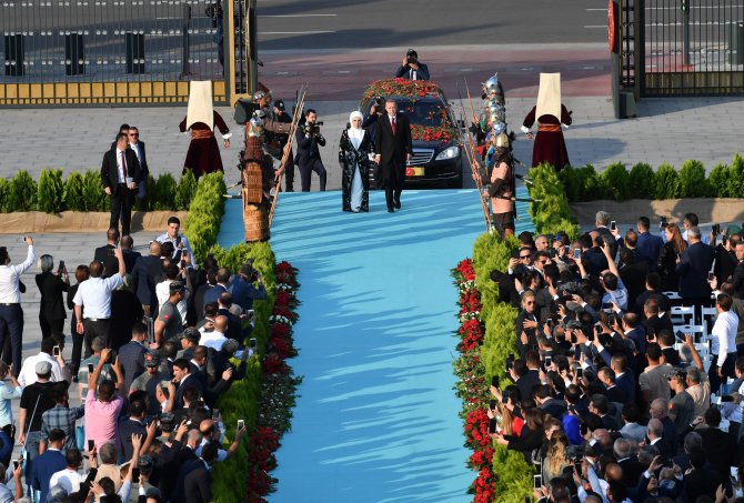 Cumhurbaşkanlığı Külliyesi'ndeki "tarihi tören"