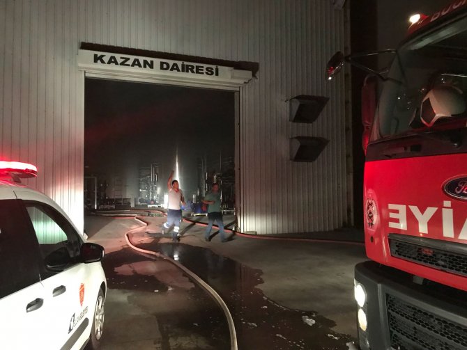 GÜNCELLEME - Burdur'da yem fabrikasında yangın