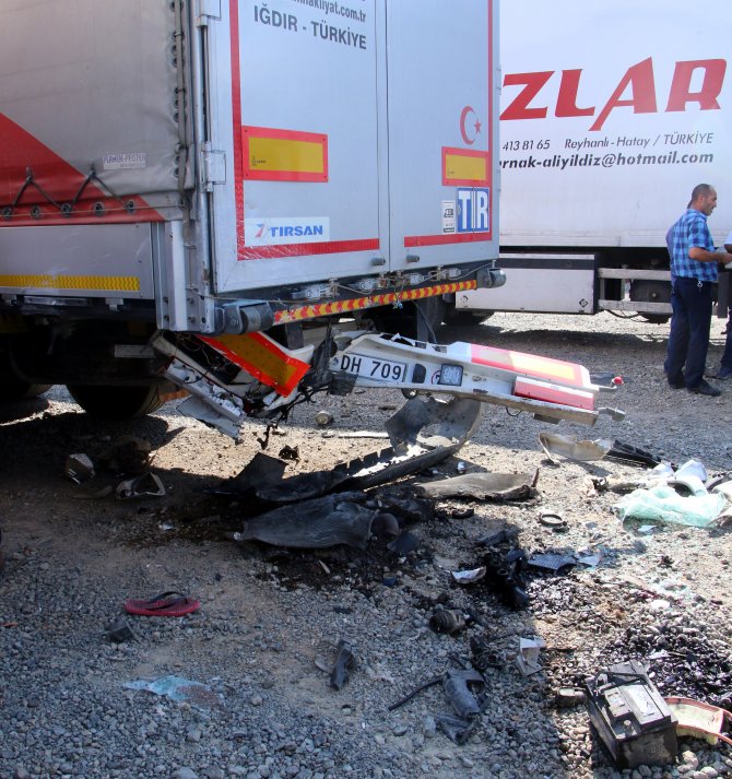 Kahramanmaraş'ta trafik kazası: 2 ölü, 2 yaralı