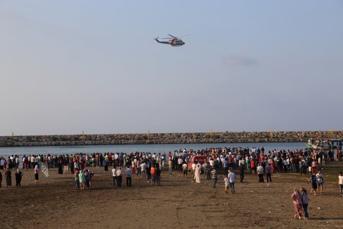 Ordu'da denize giren 4 kişinin boğulma tehlikesi geçirmesi