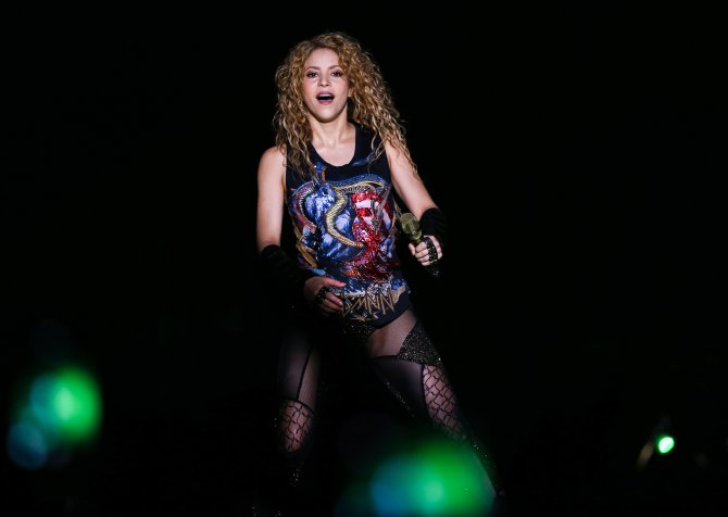 Shakira İstanbul'da konser verdi