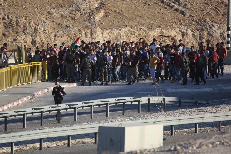 Han el-Ahmer'de İsrail protestosu