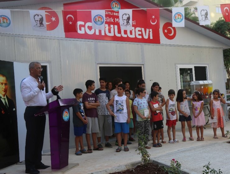 Mezitli’de 11. gönüllü evi Atatürk Mahallesi’nde açıldı