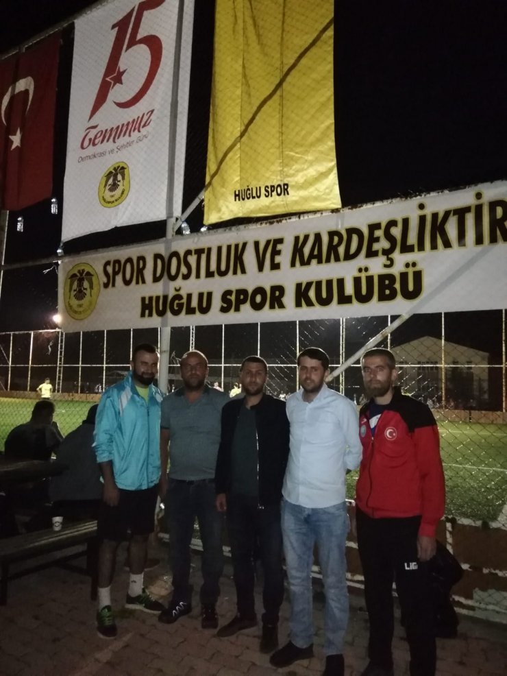 Huğlu'da 15 Temmuz şehitleri anısına futbol turnuvası
