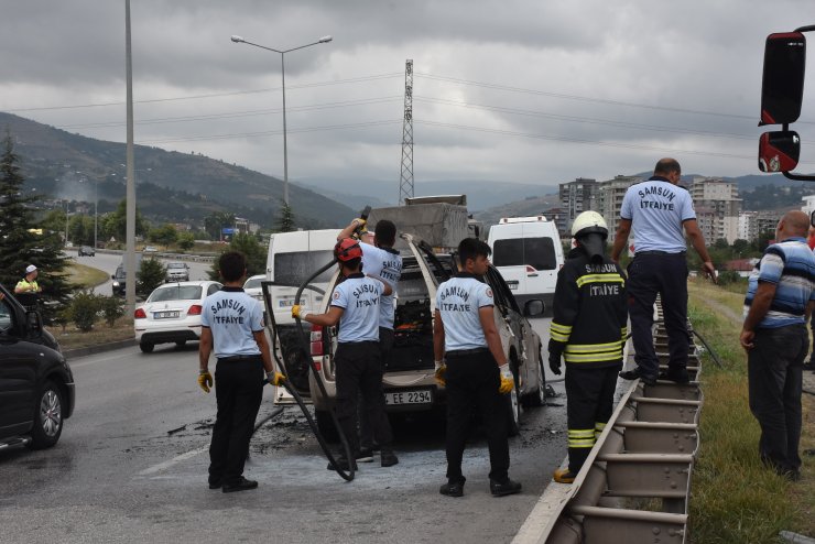 Seyir halindeki cipte yangın