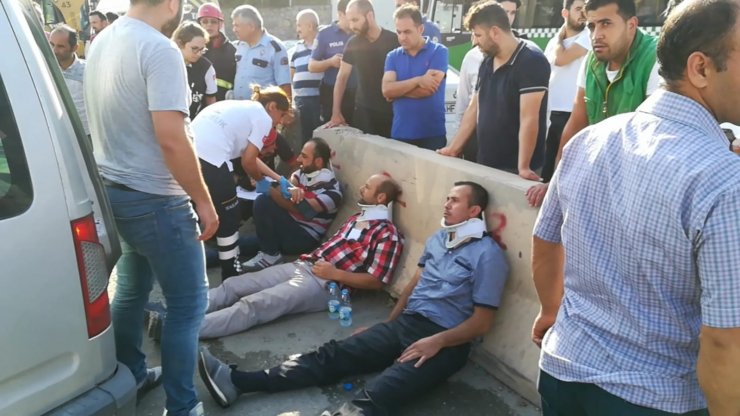 Kocaeli'de trafik kazası: 5 yaralı