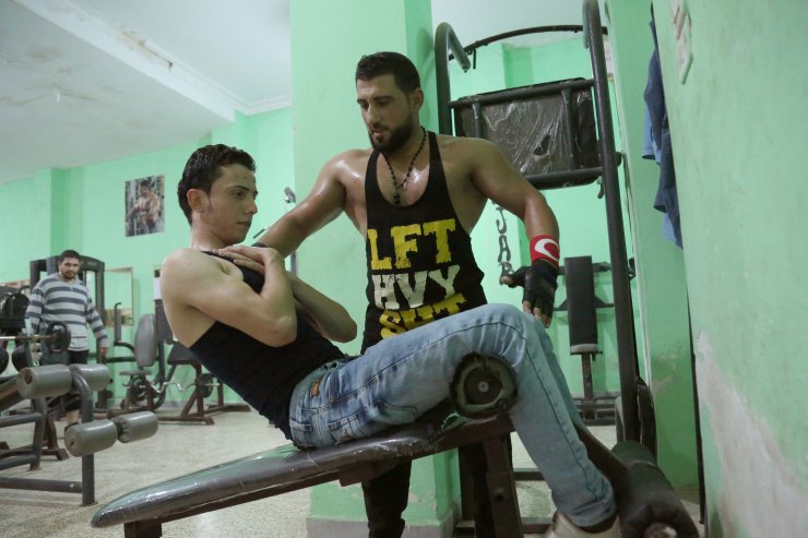 Suriyeli vücut geliştirme şampiyonu destek bekliyor