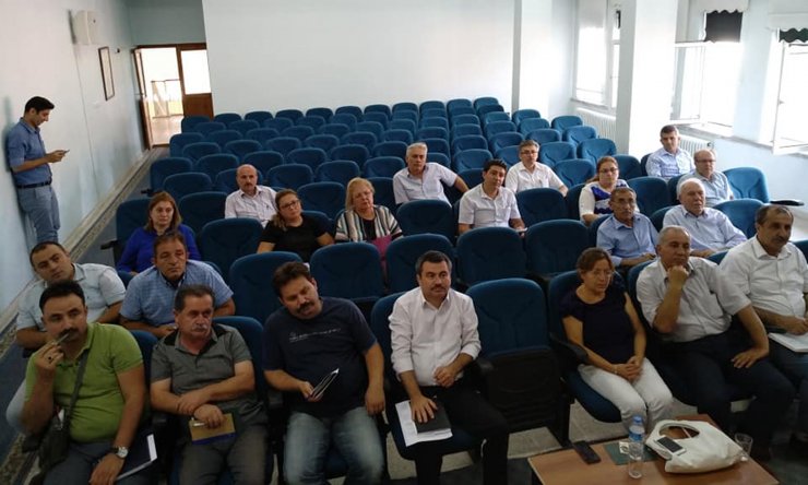 Milli Eğitim Müdürü Benice, okul müdürleriyle buluştu