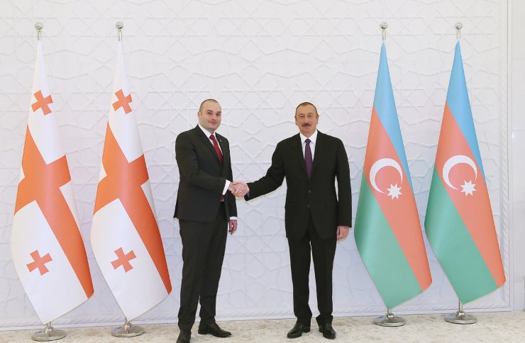 Gürcistan Başbakanı Bakhtadze Azerbaycan'da