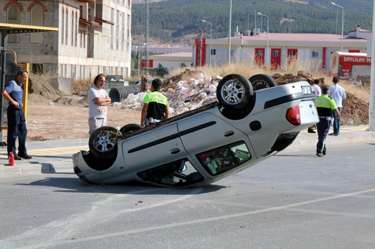 Sivas'ta trafik kazası: 1 yaralı
