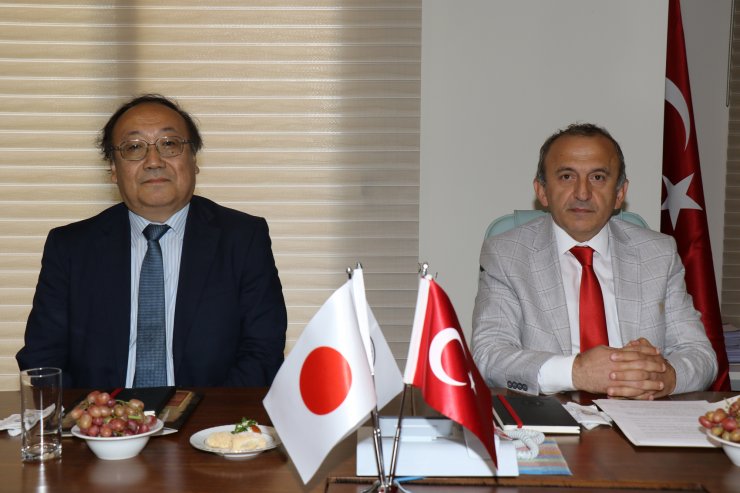 Japon heyet MTSO'yu ziyaret etti