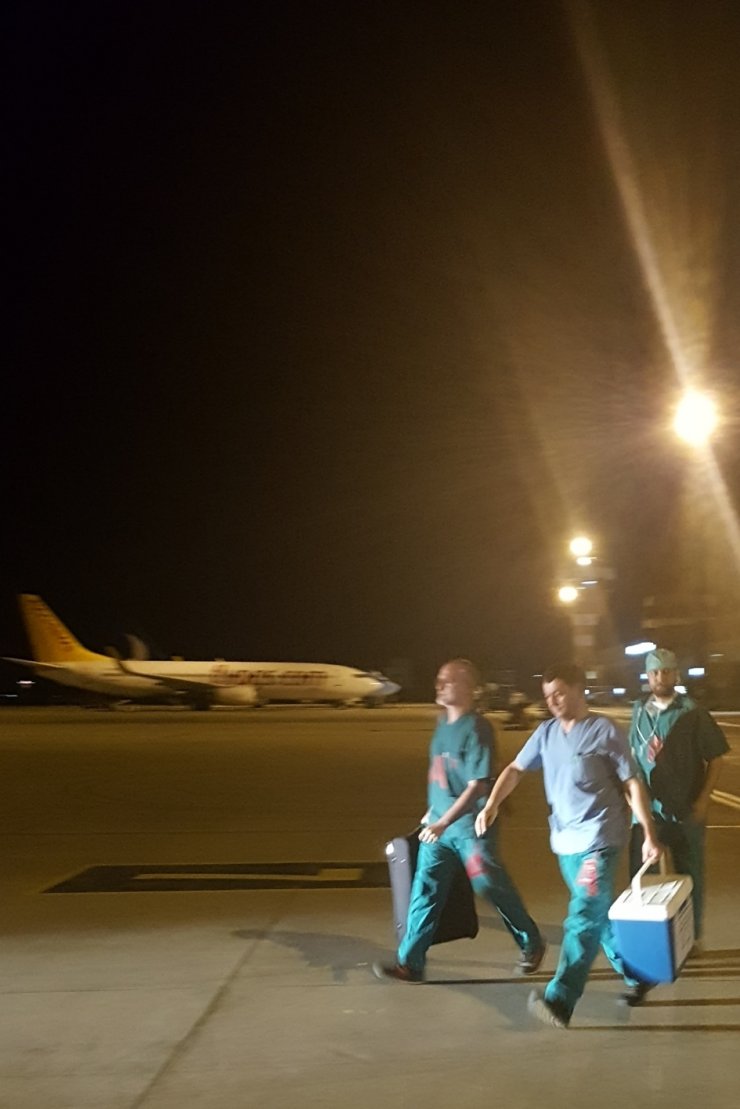 Hava Kuvvetlerinin uçakları organ nakli için havalandı