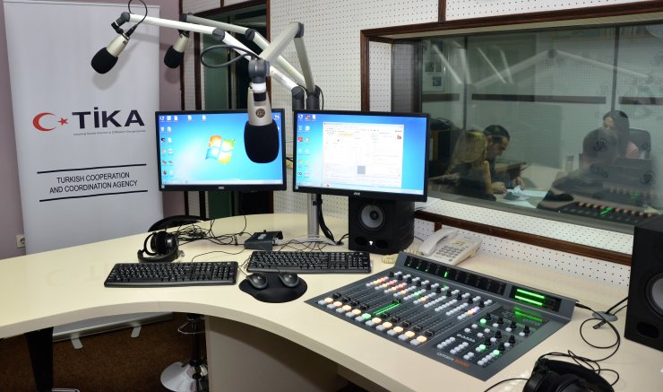 TİKA'dan Karadağ'a iletişim desteği