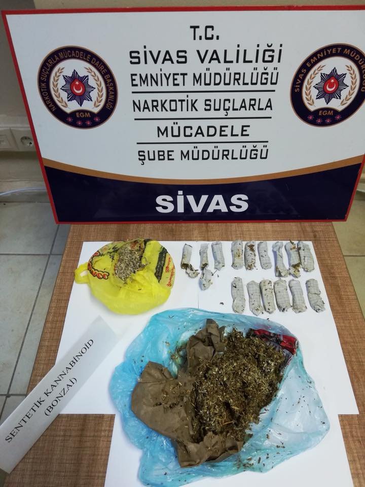 Sivas'ta uyuşturucu operasyonları