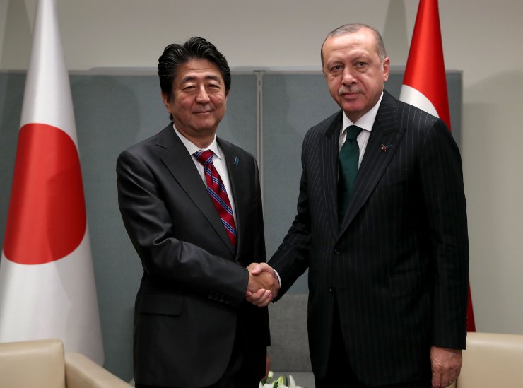 Cumhurbaşkanı Erdoğan Japonya Başbakanı Abe ile görüştü