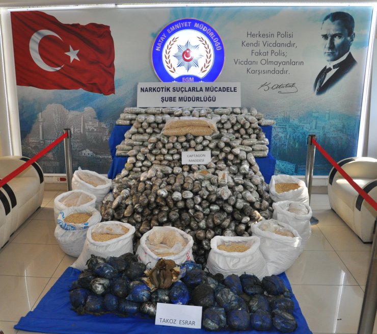 Cilvegözü'nde yaklaşık 5,5 milyon uyuşturucu hap ele geçirildi