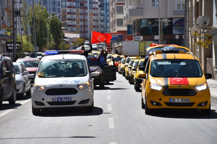 Taksicilerden terör saldırısına tepki