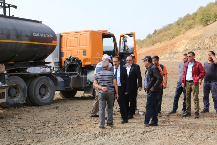 Yerköprü Şelalesi yolu asfaltlanıyor