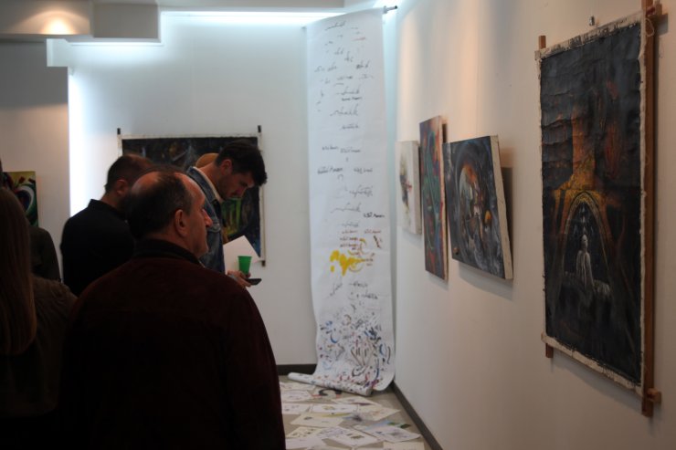 "Kelimenin Kalbi" sergisi Sırbistan'da açıldı