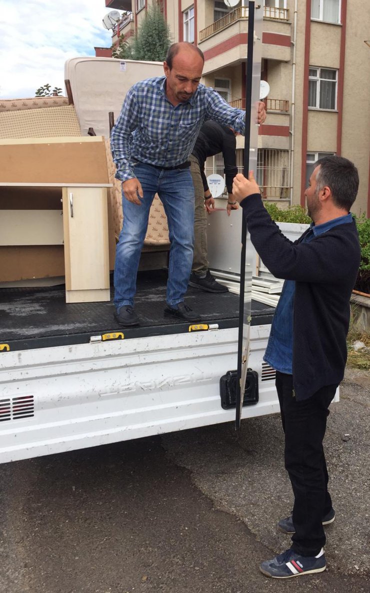 Fazla eşyalar Sevgi Evi ile ihtiyaç sahiplerine veriliyor