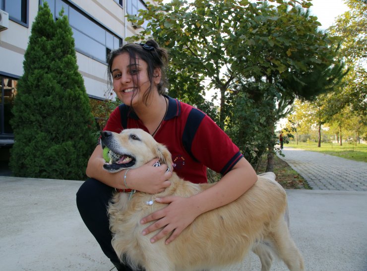 Yaraları iyileşen "Patik" okulun neşe kaynağı oldu