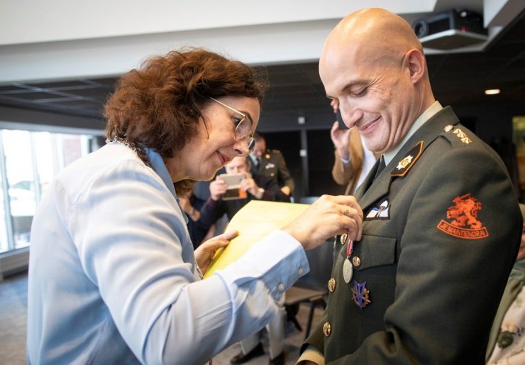 Hollanda’da gazi torunu Türk'e kahramanlık ödülü