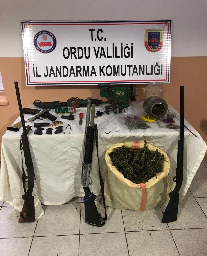 Ordu'da uyuşturucu operasyonu