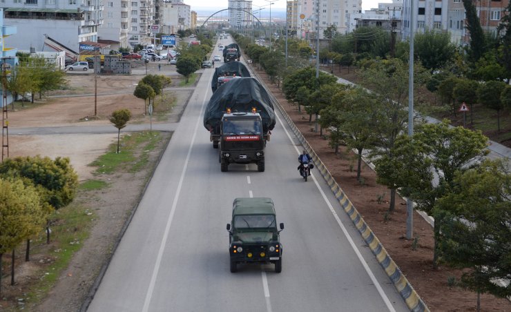 Suriye sınırına askeri sevkiyat
