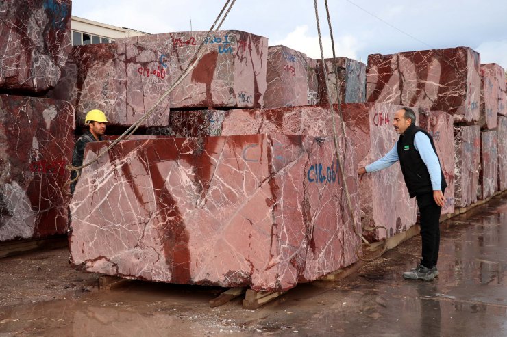 Elazığ'ın "vişne mermeri" Orta Doğu'nun gözde ürünü oldu