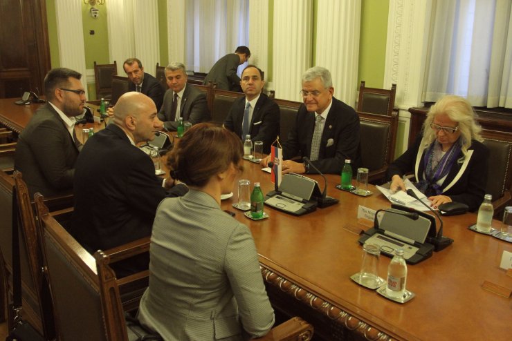 Sırbistan Cumhurbaşkanı Vucic TBMM heyetini kabul etti