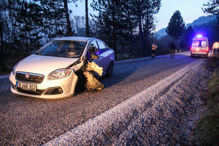 Kütahya'da trafik kazası: 4 yaralı