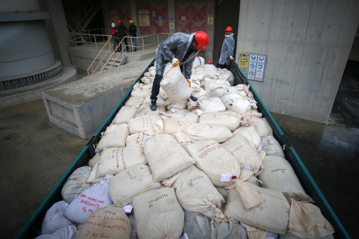 12 ton 996 kilo uyuşturucu fabrika kazanında imha edildi
