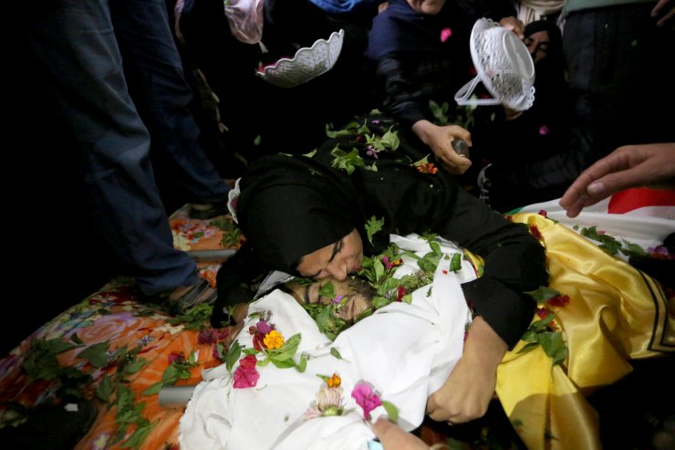 Gazze şehidini uğurladı