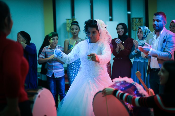 Engelli kızın gelinlik hayali gerçek oldu