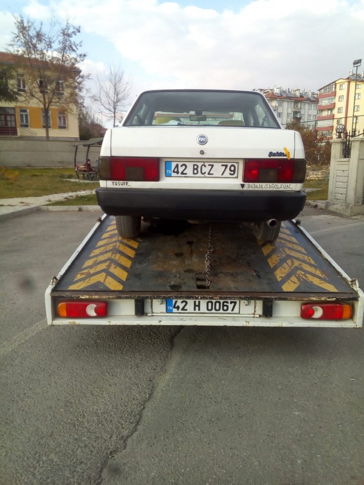 Trafikte kayan sürüşe ceza