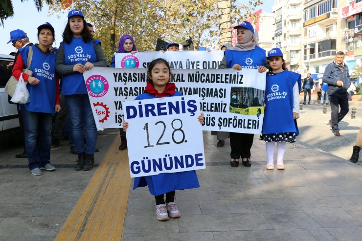 Aydın'da otobüs şoförlerinin haksız yere işten çıkartıldığı iddiası