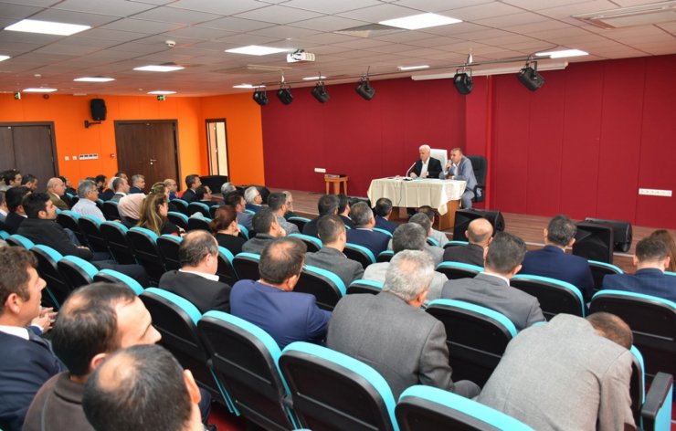 Karaman'da okul müdürleri toplantısı yapıldı