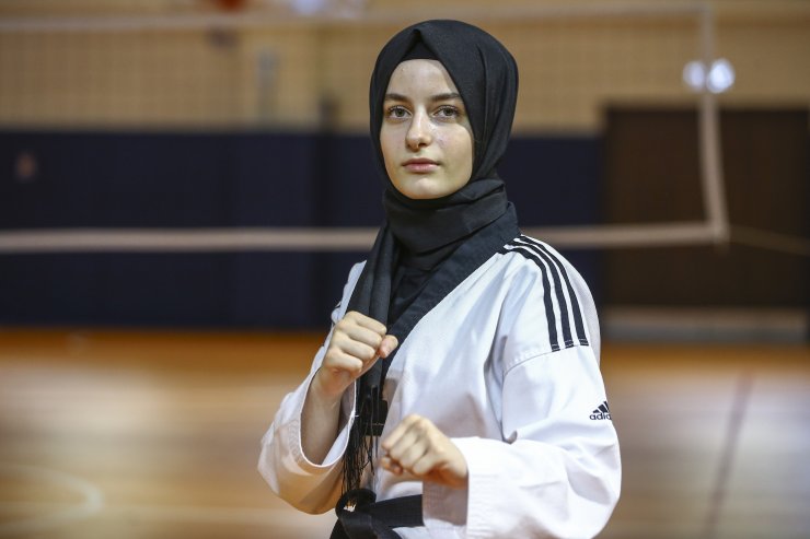Tekvandocu imam hatipli kızın hedefi Avrupa şampiyonluğu