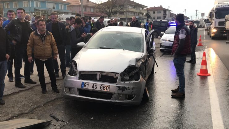 Düzce'de trafik kazası: 5 yaralı