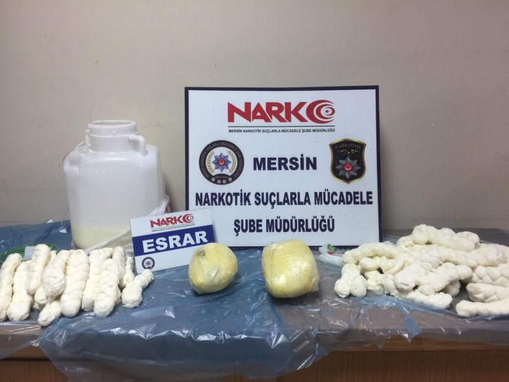 Peynir bidonunda uyuşturucu sevkiyatı