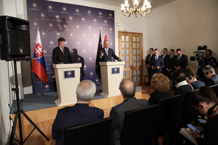 Çavuşoğlu-Lajcak ortak basın toplantısı
