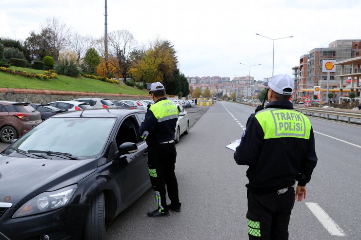 Tekirdağ'da trafik denetimi