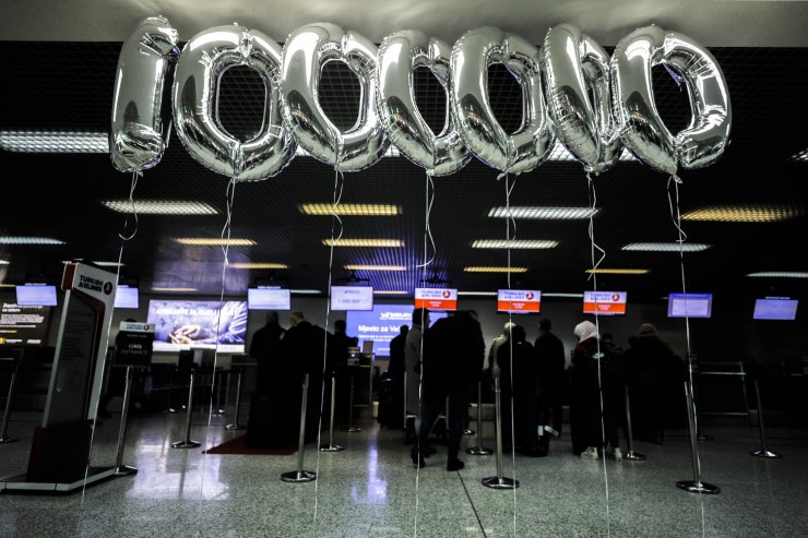 Uluslararası Saraybosna Havalimanı'nda 1 milyon yolcu rekoru