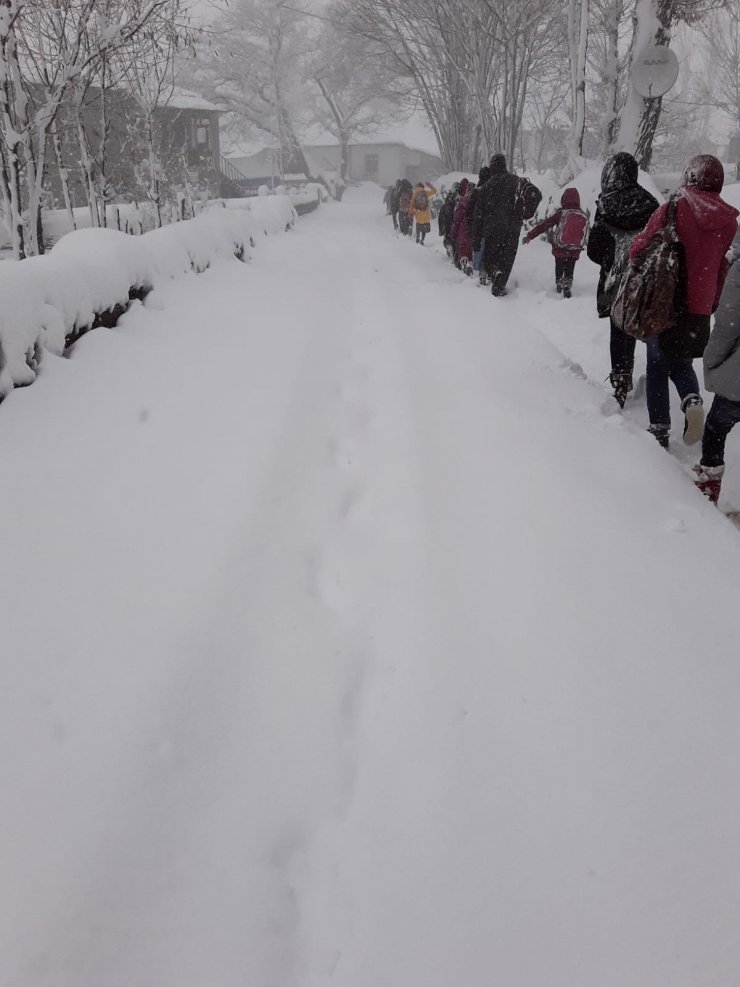 Bingöl'de kar yağışı