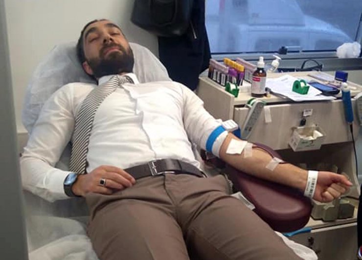 Öğretmenlerden Kızılay'a kan bağışı